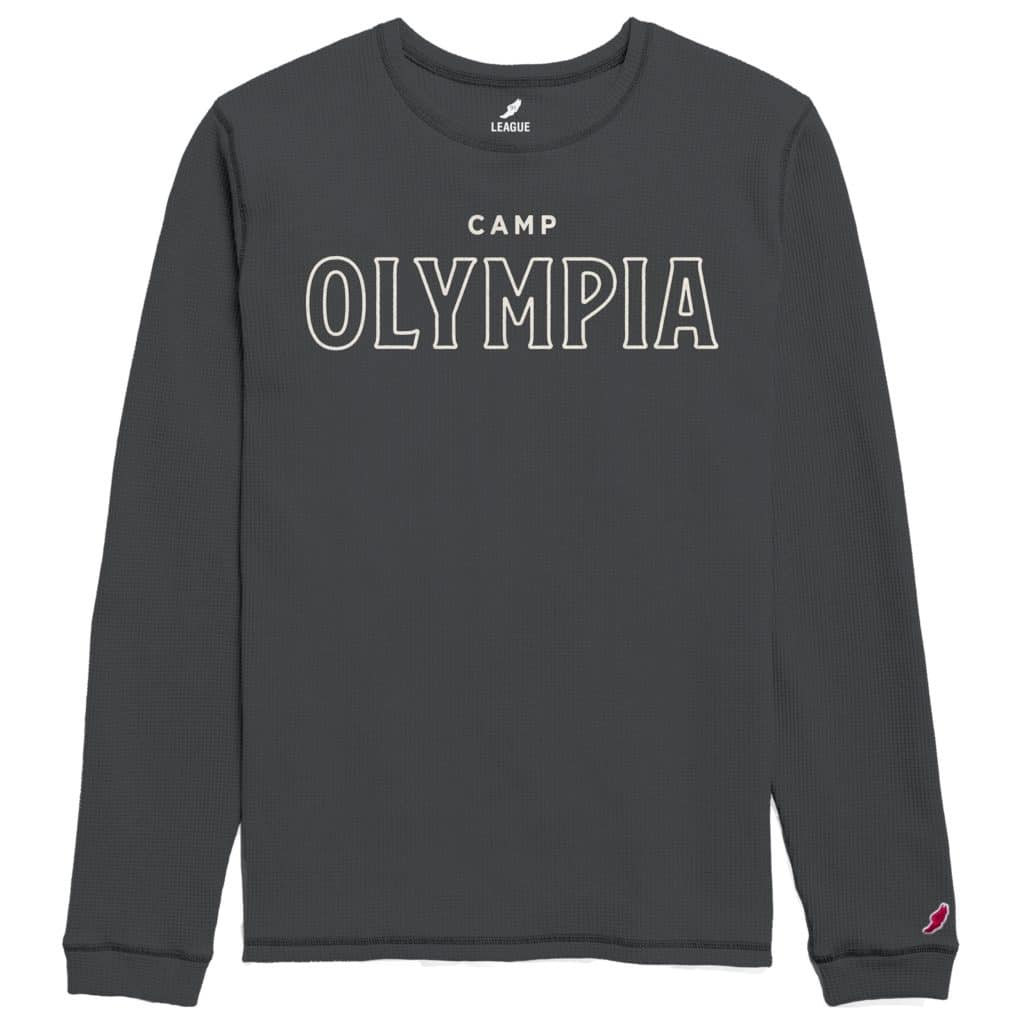 Waffle Long Sleeve True Graphite Camp Olympia